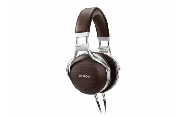 Vente flash 😍 Denon Casques Supra-auriculaires AH-D5200 Marron – On-Ear ⋅ Over-Ear Bluetooth Ou Fil 🛒 1
