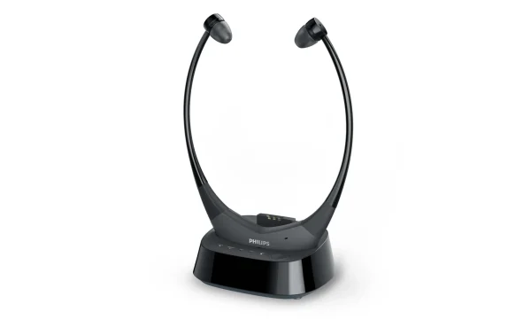 Nouveau ❤️ Philips Casques TV TAE8005BK/10 Noir – On-Ear ⋅ Over-Ear Bluetooth Ou Fil 👏 1