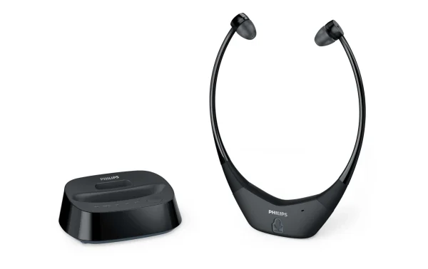 Nouveau ❤️ Philips Casques TV TAE8005BK/10 Noir – On-Ear ⋅ Over-Ear Bluetooth Ou Fil 👏 3