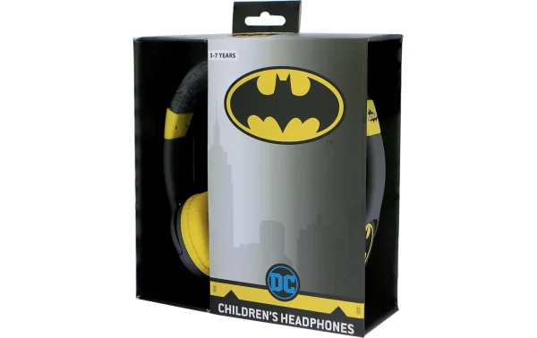 Meilleur prix 😍 OTL Casques Extra-auriculaires Batman Caped Crusader Kids Gris – On-Ear ⋅ Over-Ear Bluetooth Ou Fil 😀 4